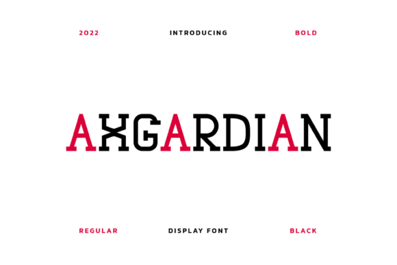 Axgardian Font: A Modern Display Typeface for Creative and Professional Use