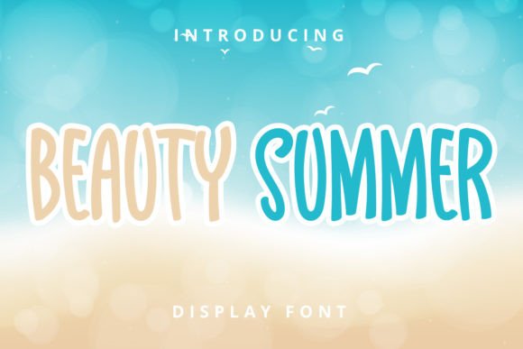 Beauty Summer: A Fun and Cute Display Font for Modern Design