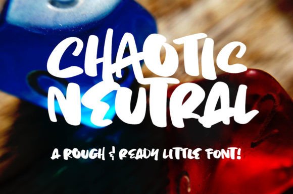 Chaotic Neutral: A Font with Flair and Functionality