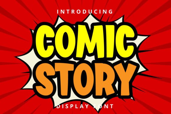 Comic Story: A Playful Font for Creative Projects