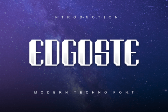 Edgoste: The Bold Font That Elevates Your Creative Projects