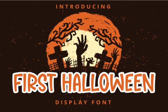 First Halloween: A Quirky Display Font for Creative Projects