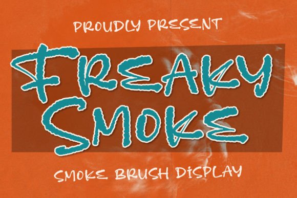 Freaky Smoke: A Whimsical Display Font for Creative Projects