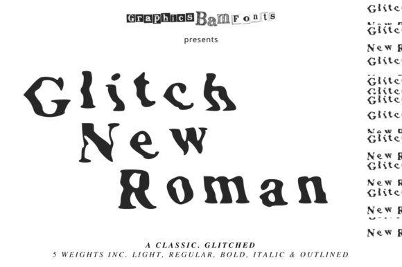 Glitch New Roman: A Playful Twist on a Classic Font for the Modern Creator