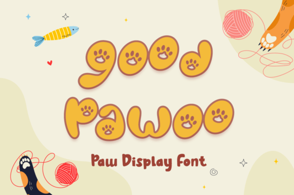 Good Pawoo: The Perfect Font for Animal-Themed and Quirky Design Projects