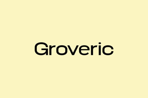 Groveric: A Modern Display Typeface for Bold and Beautiful Design