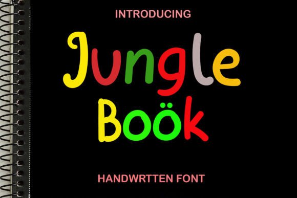Jungle Book: A Playful Font for Kids and Creative Branding