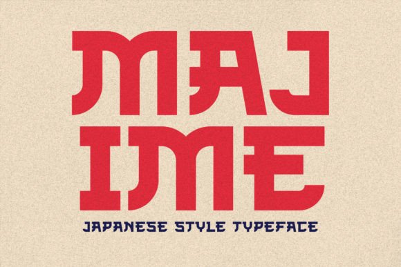 Majime: A Japanese-Inspired Display Typeface for Modern Design Needs