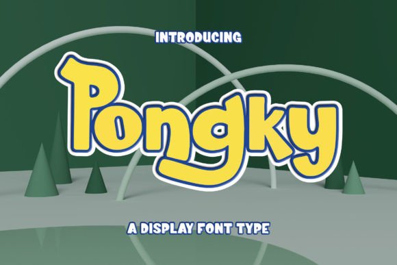 Pongky: A Versatile Display Font for Modern Design Projects