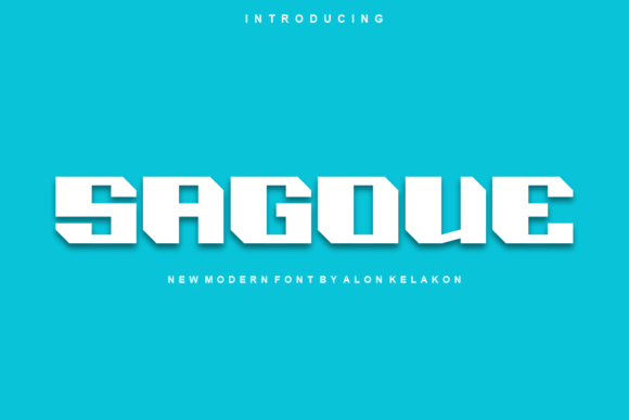 Sagove: A Modern Display Font for Creative Projects