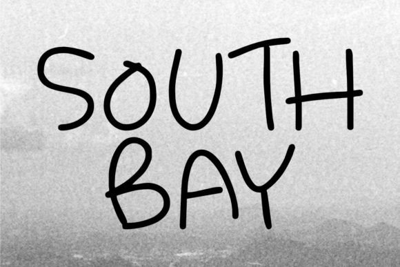 South Bay: A Whimsical Handwritten Font That Brings Joy to Design