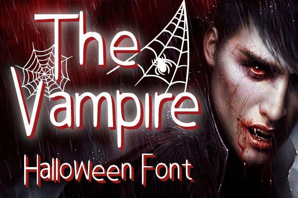 The Vampire: A Playful Halloween-Themed Display Font