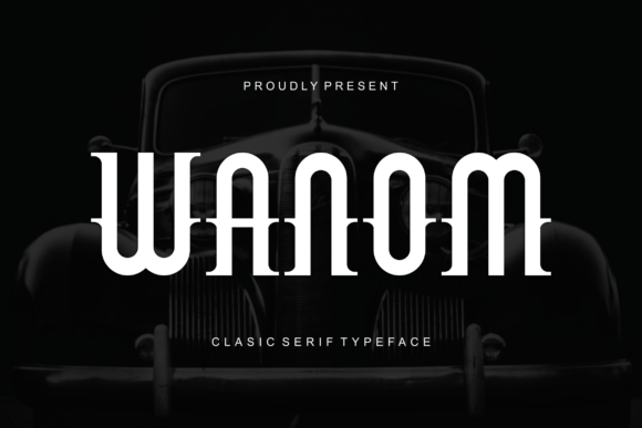 Wanom: A Fun and Cool Display Font That Elevates Your Design Projects