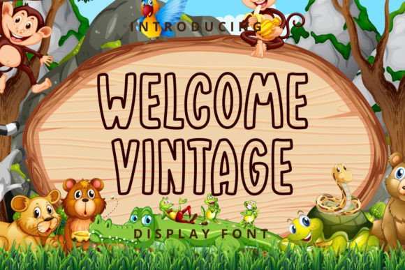 Welcome Vintage Font for Creative Impact